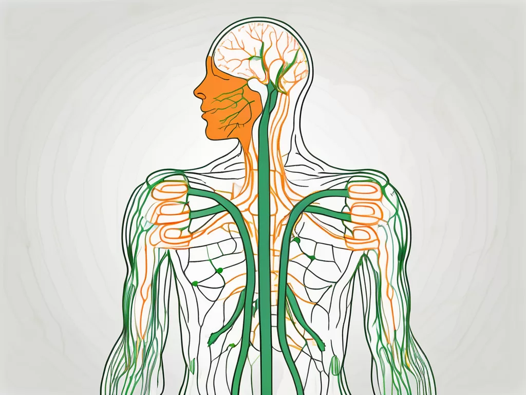 A urinary tract system intertwined with a vagus nerve