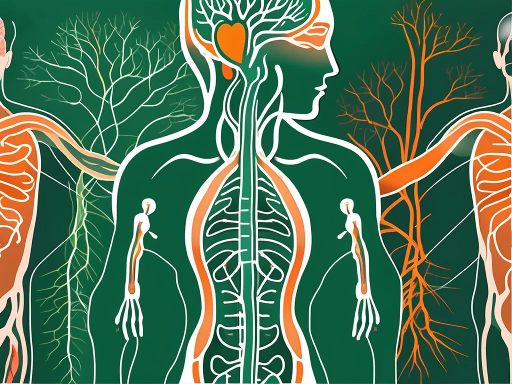 The vagus nerve in the human body