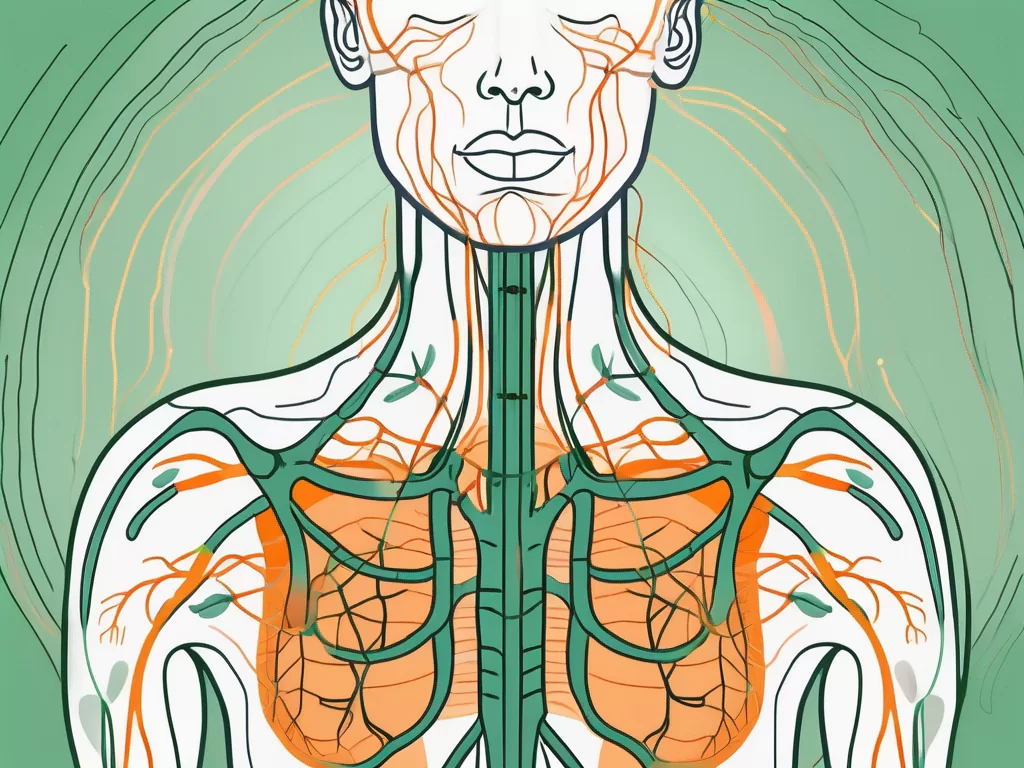 The vagus nerve in the human body
