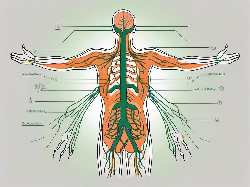 The dorsal vagus nerve in the human body