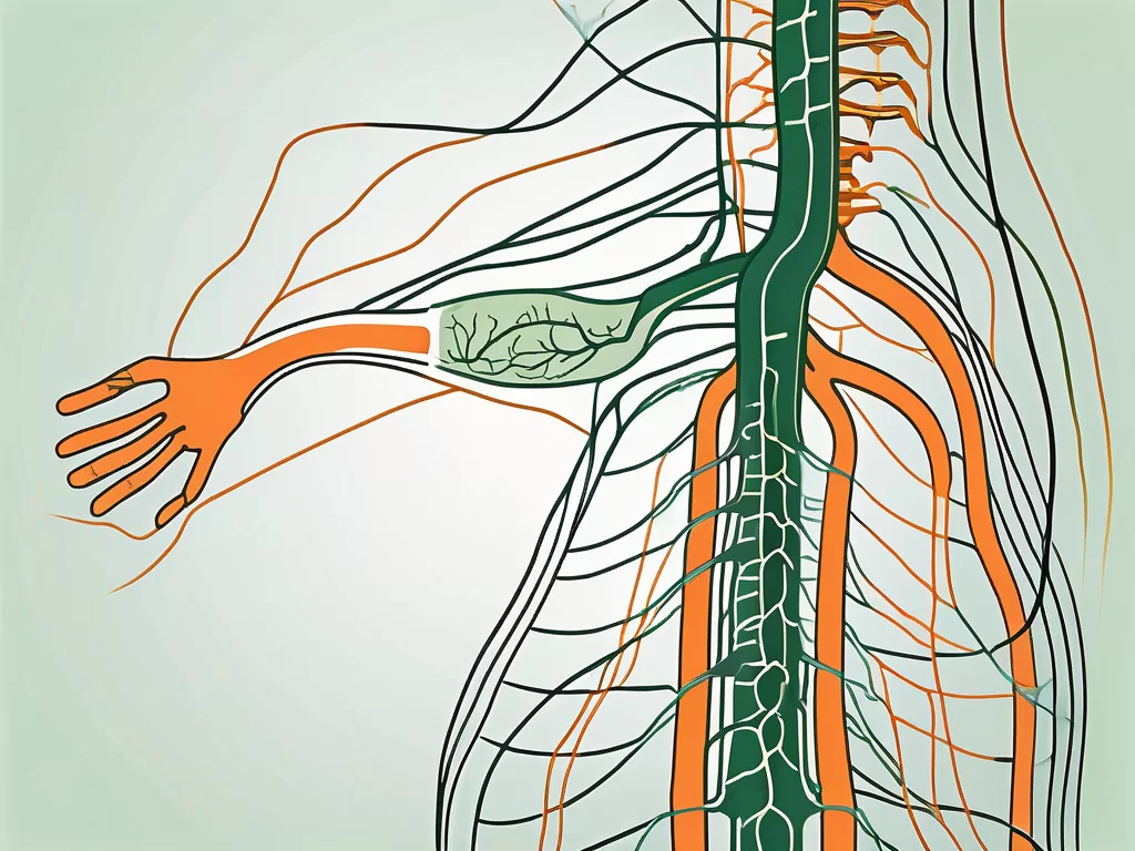 The human nervous system with a focus on the vagus nerve