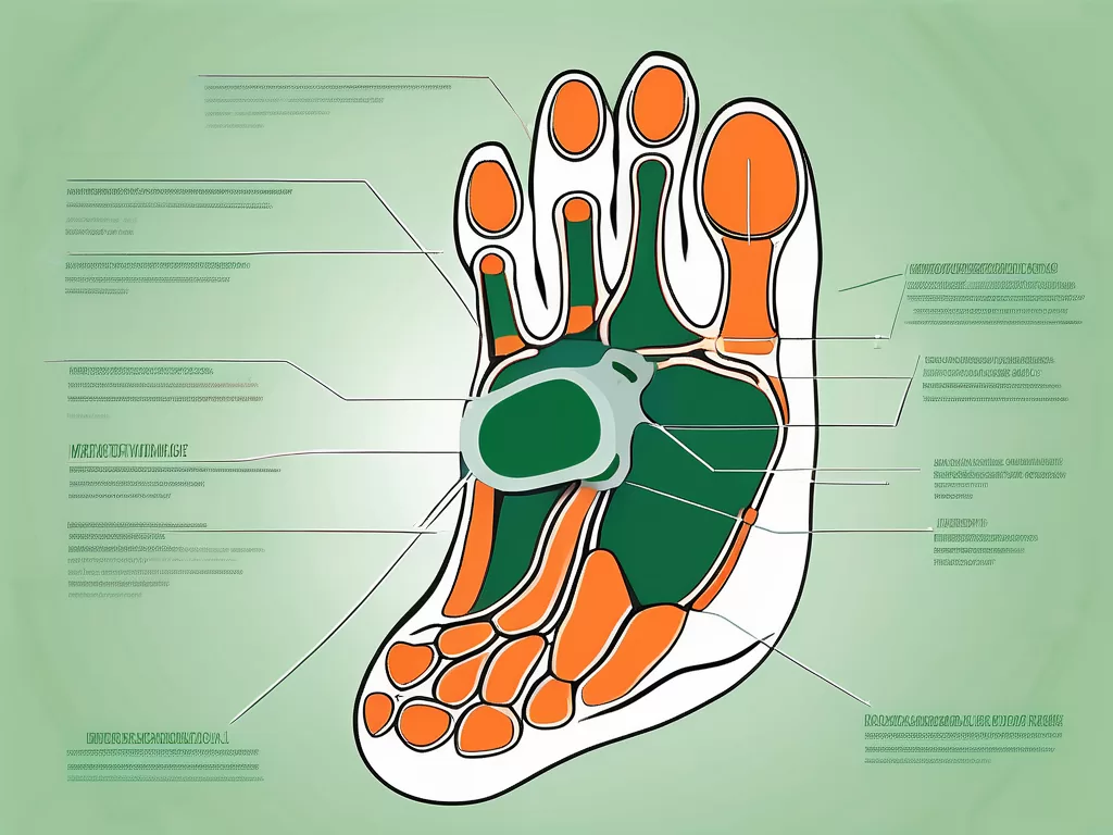 A human foot highlighting the hallux (big toe) area