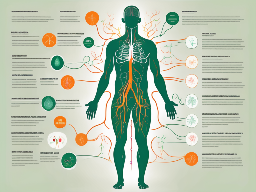 The vagus nerve in the human body