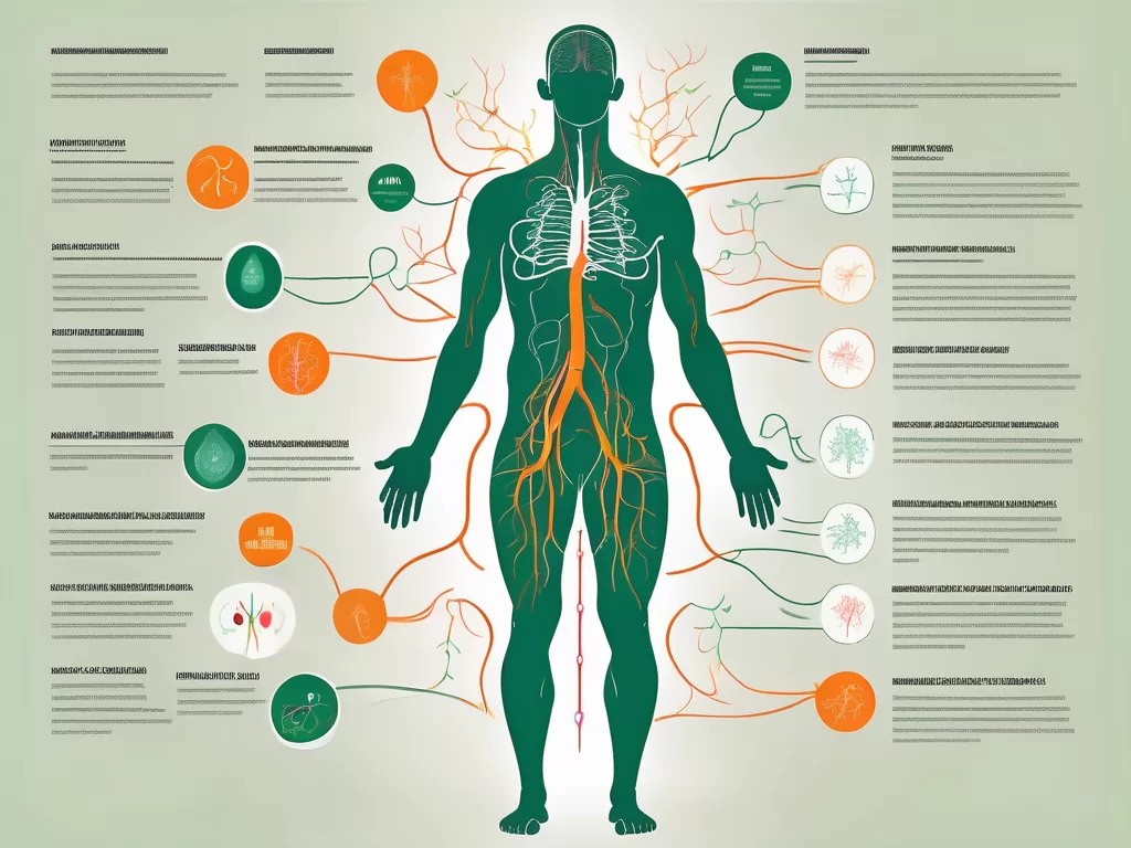 The vagus nerve in the human body