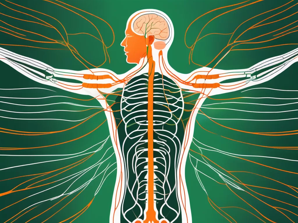 The vagus nerve in the human body