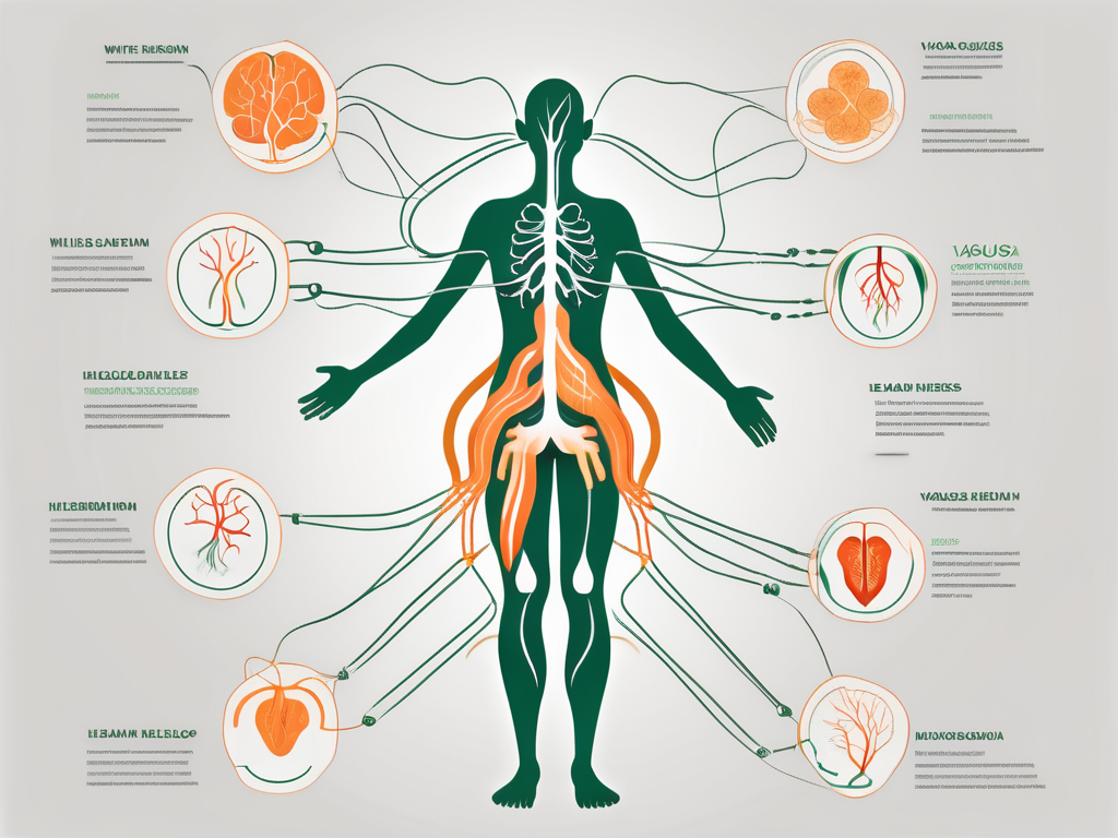 The vagus nerve in the human body