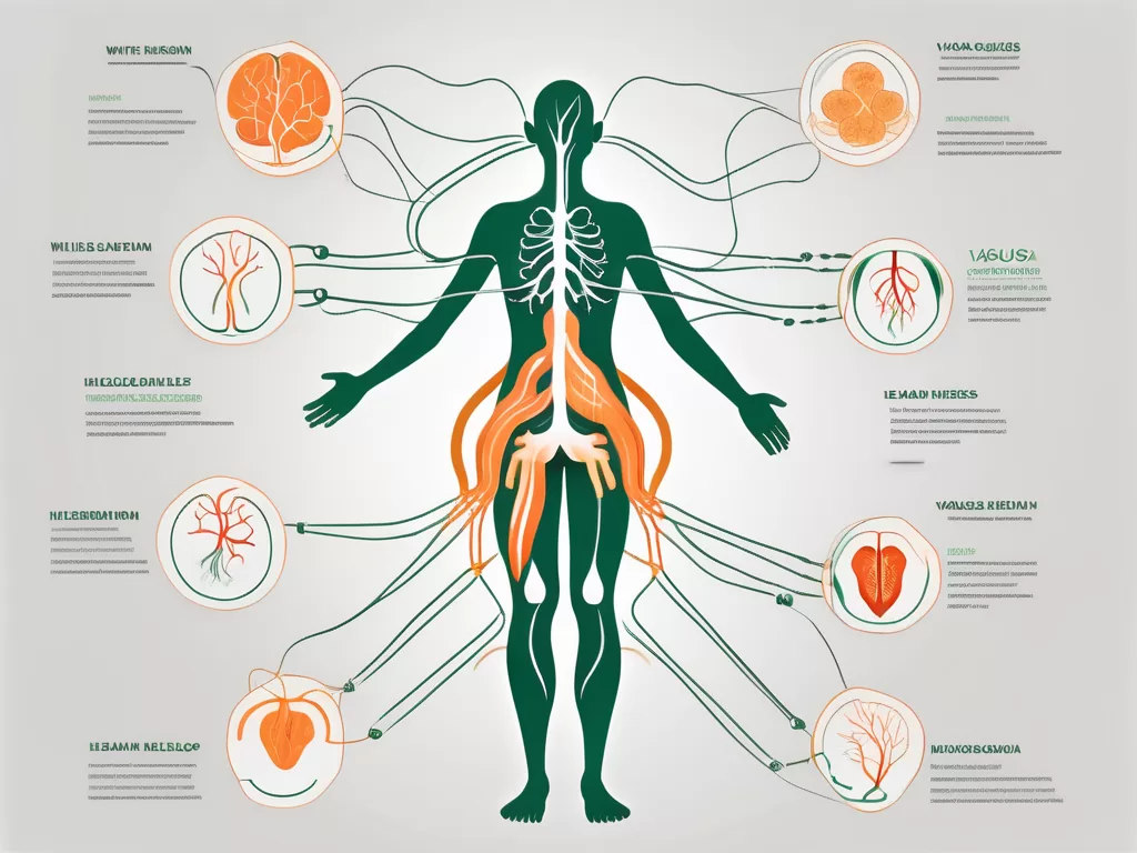 The vagus nerve in the human body