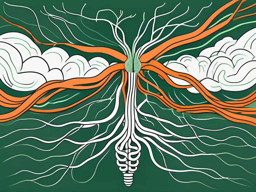 The vagus nerve as a physical connection between a brain and a storm cloud