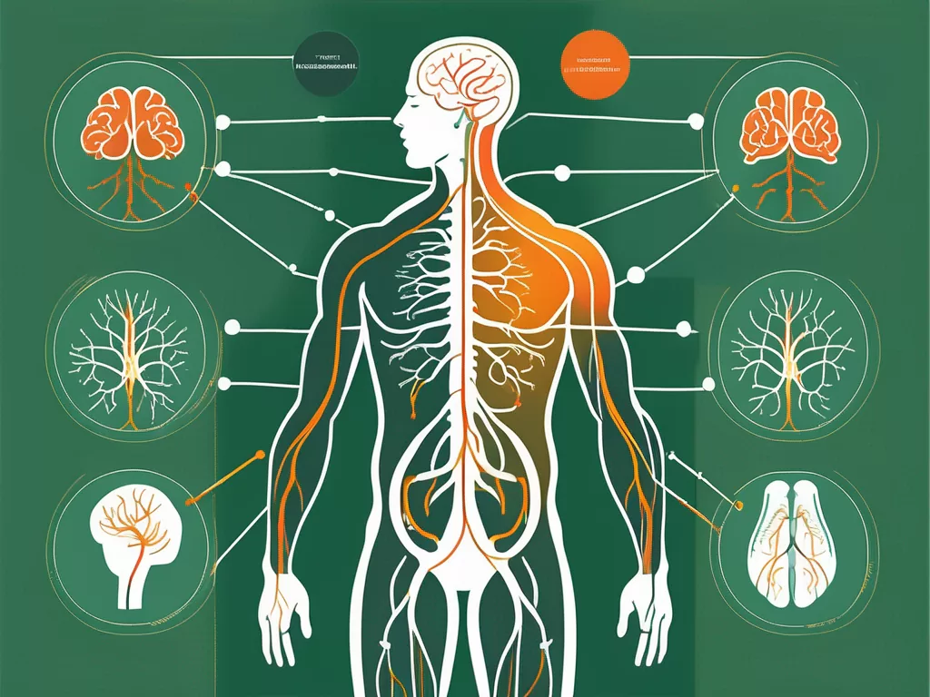The vagus nerve in the human body
