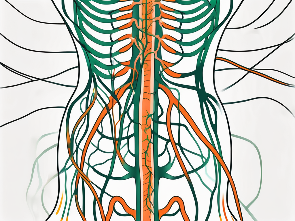The vagus nerve in the human body