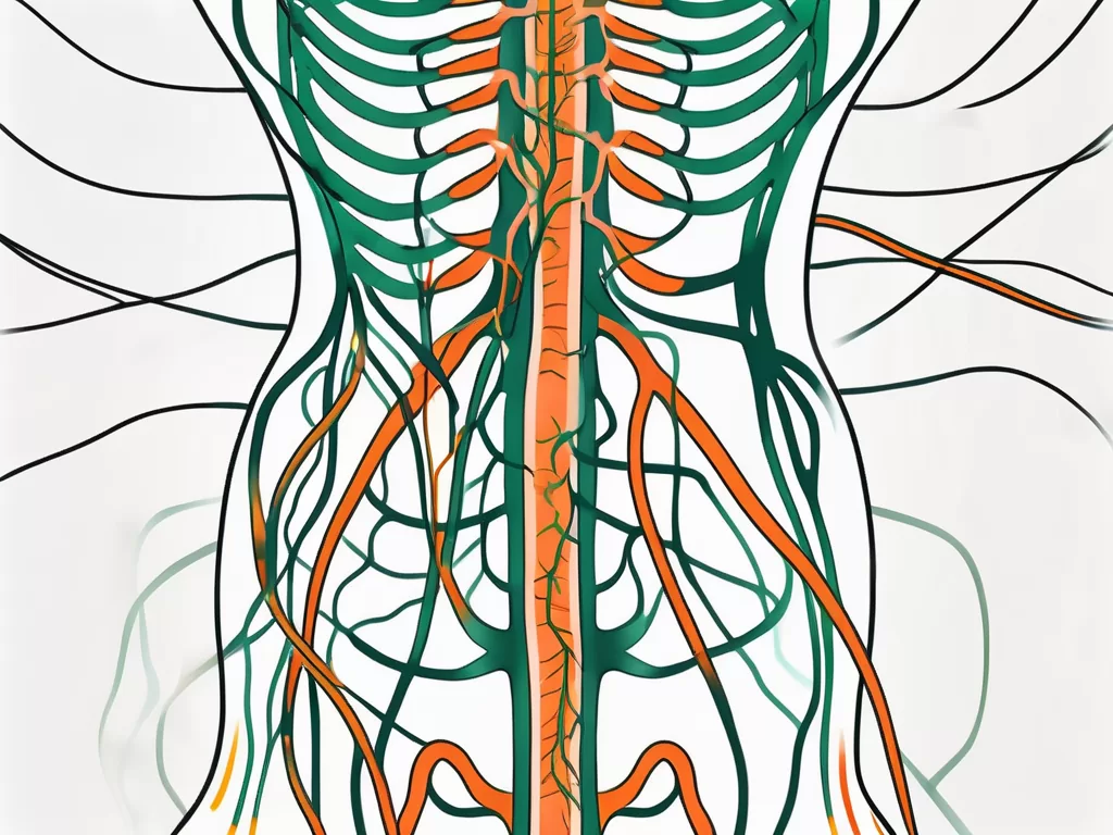 The vagus nerve in the human body