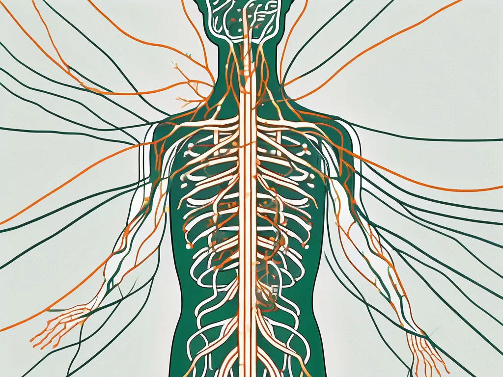 The human nervous system focusing on the vagus nerve
