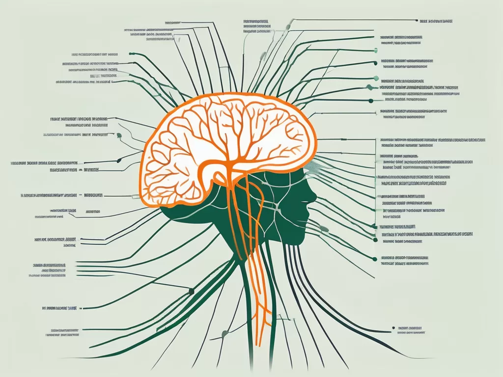 The human nervous system with a focus on the vagus nerve