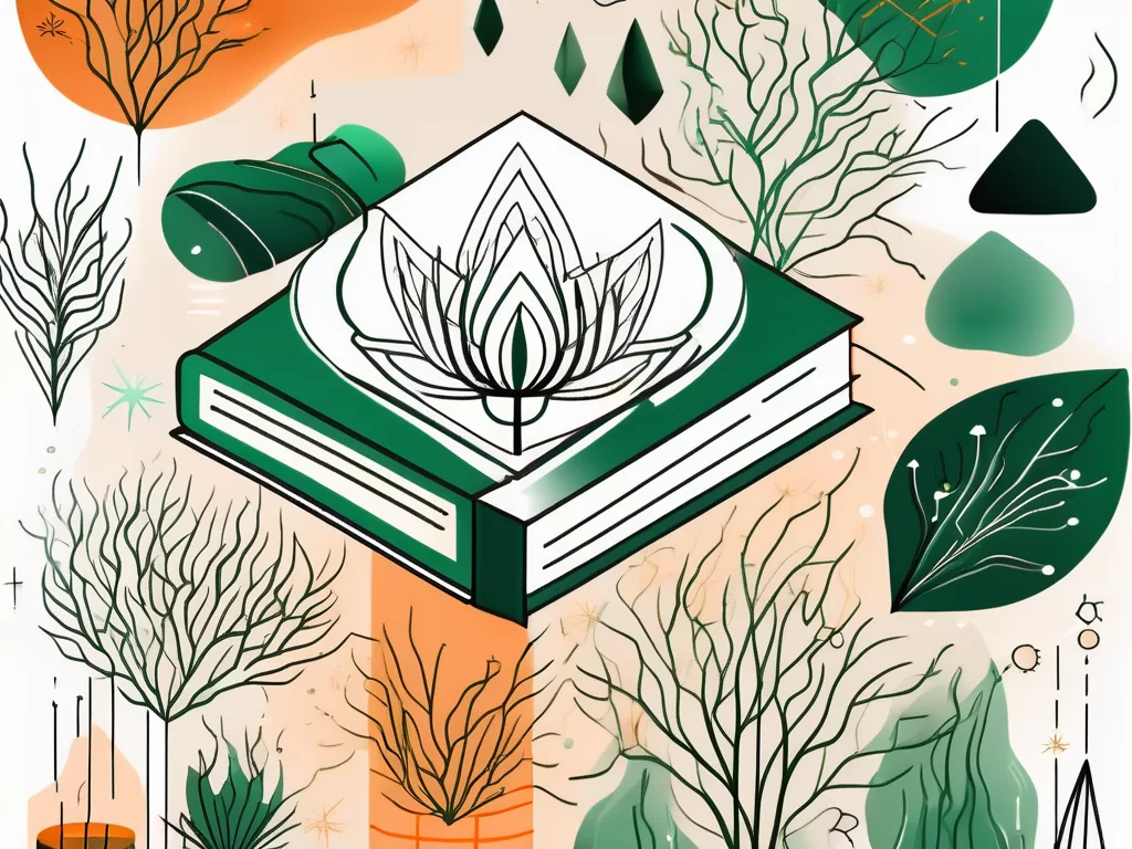 A book with light emanating from it