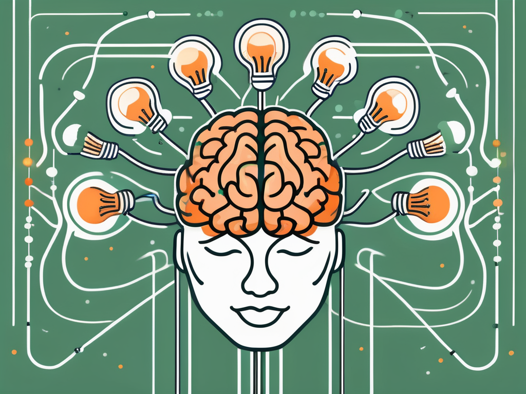 A brain connected to the vagus nerve