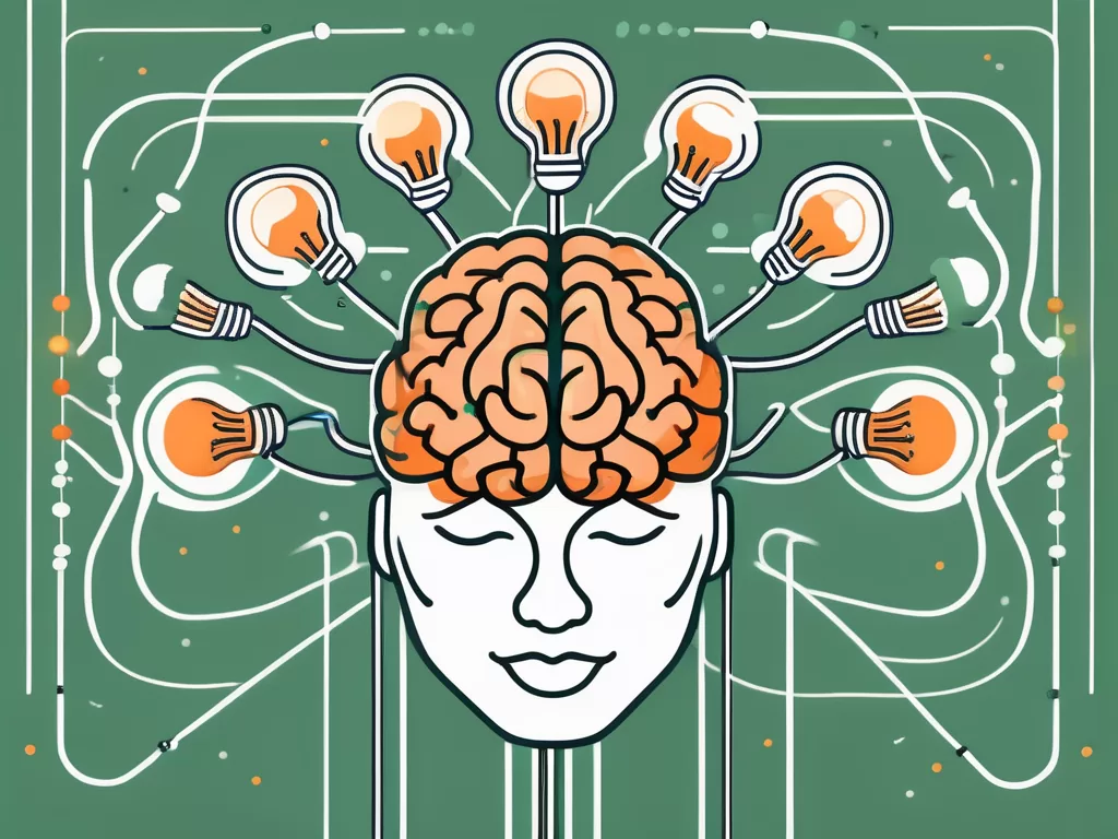 A brain connected to the vagus nerve