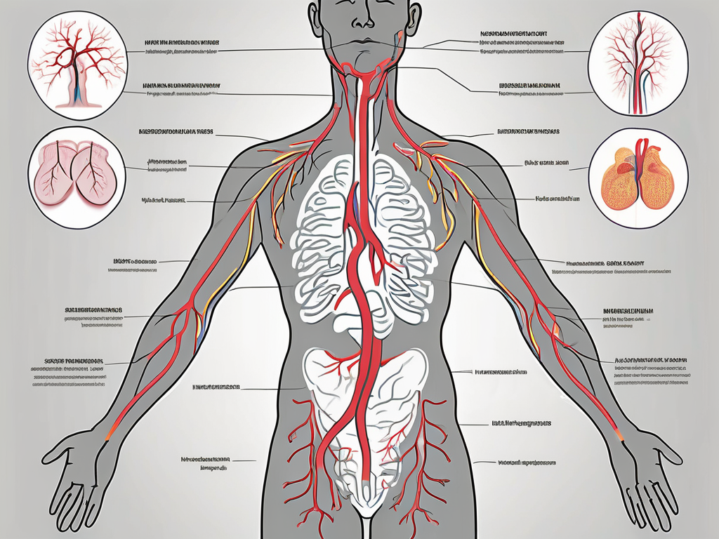 The vagus nerve in the human body