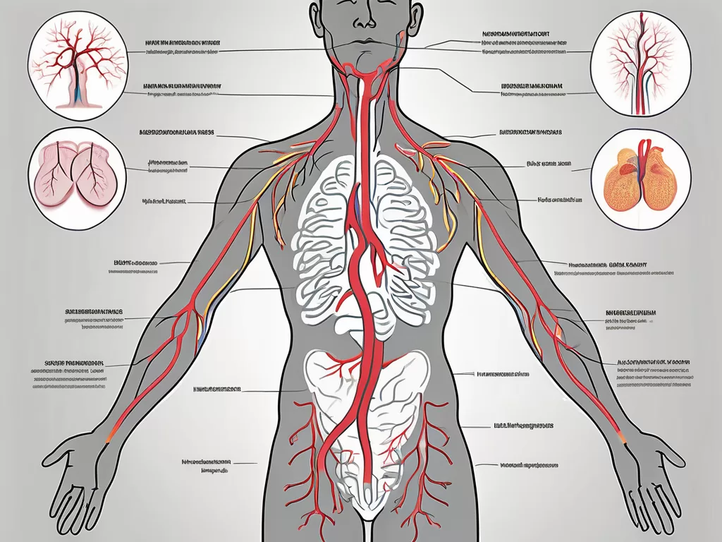 The vagus nerve in the human body