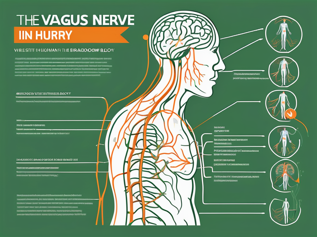 The vagus nerve in the human body