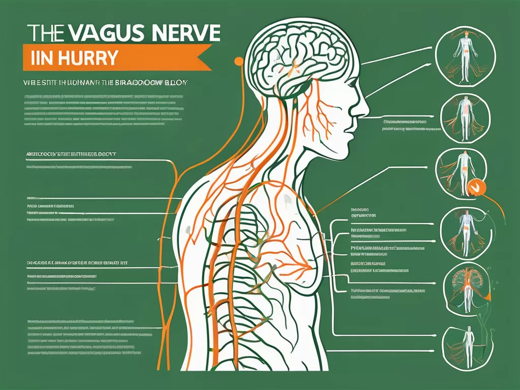 The vagus nerve in the human body