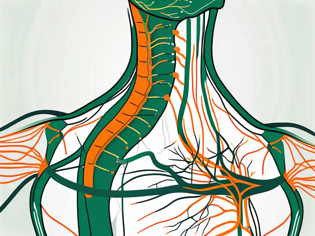 The vagus nerve in the human body