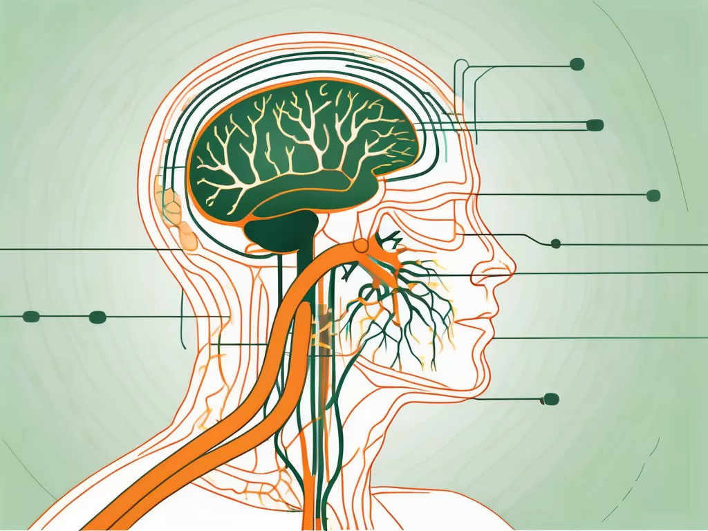 The human nervous system focusing on the vagus nerve