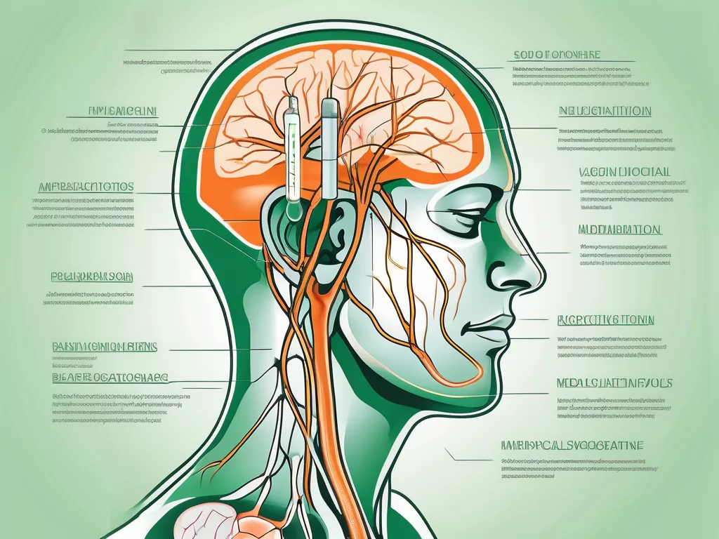 The vagus nerve in the human body