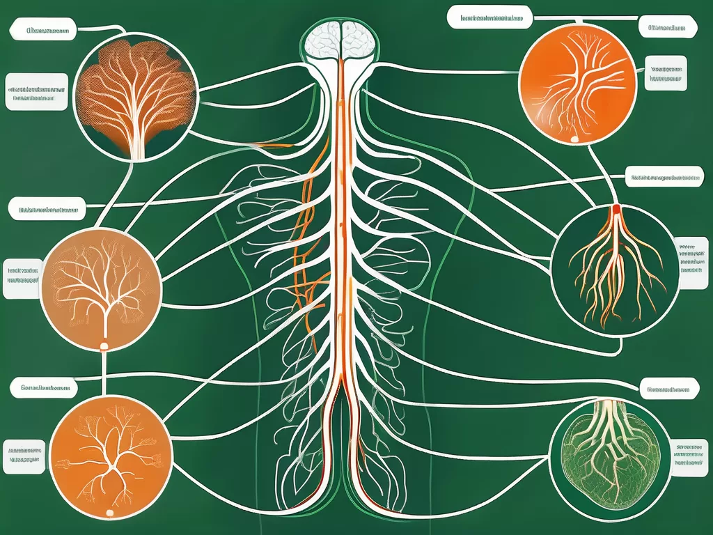 The anatomical pathway of the vagus nerve in the human body