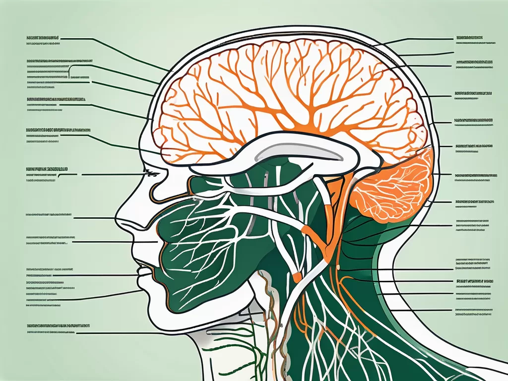 The human nervous system with a focus on the vagus nerve