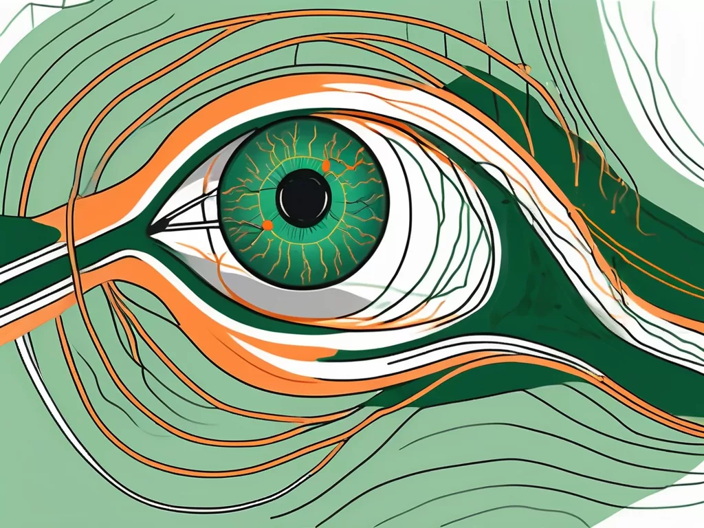 The vagus nerve in relation to the human eye