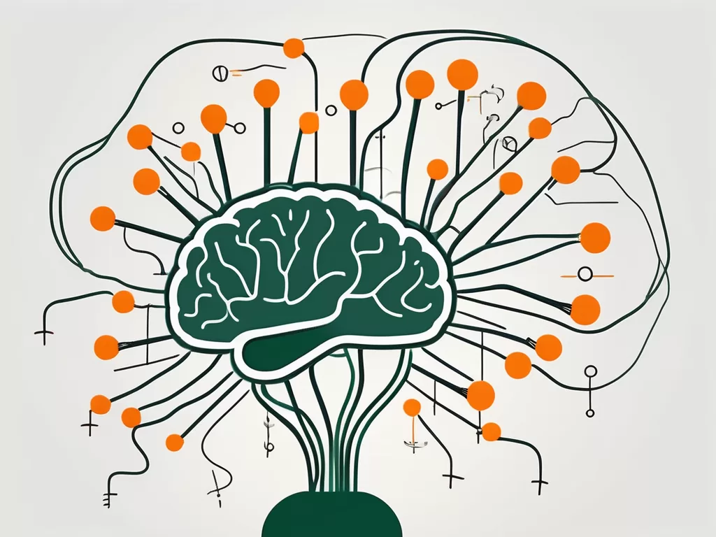 A brain connected to the vagus nerve
