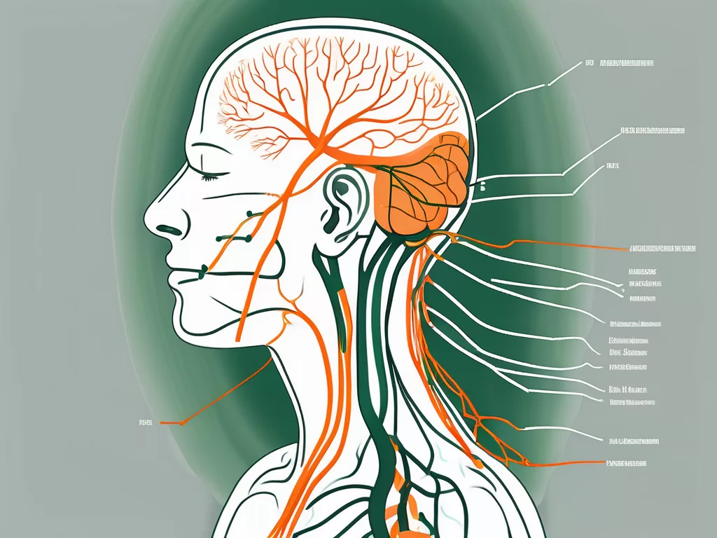 The vagus nerve in the human body