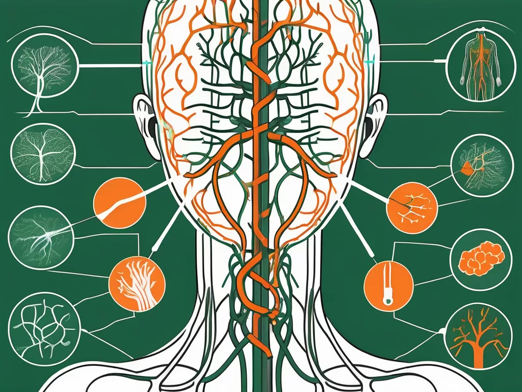 The vagus nerve in the human body