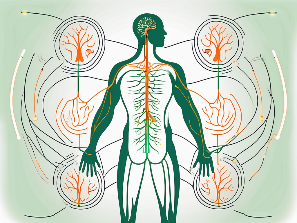 The vagus nerve in the human body