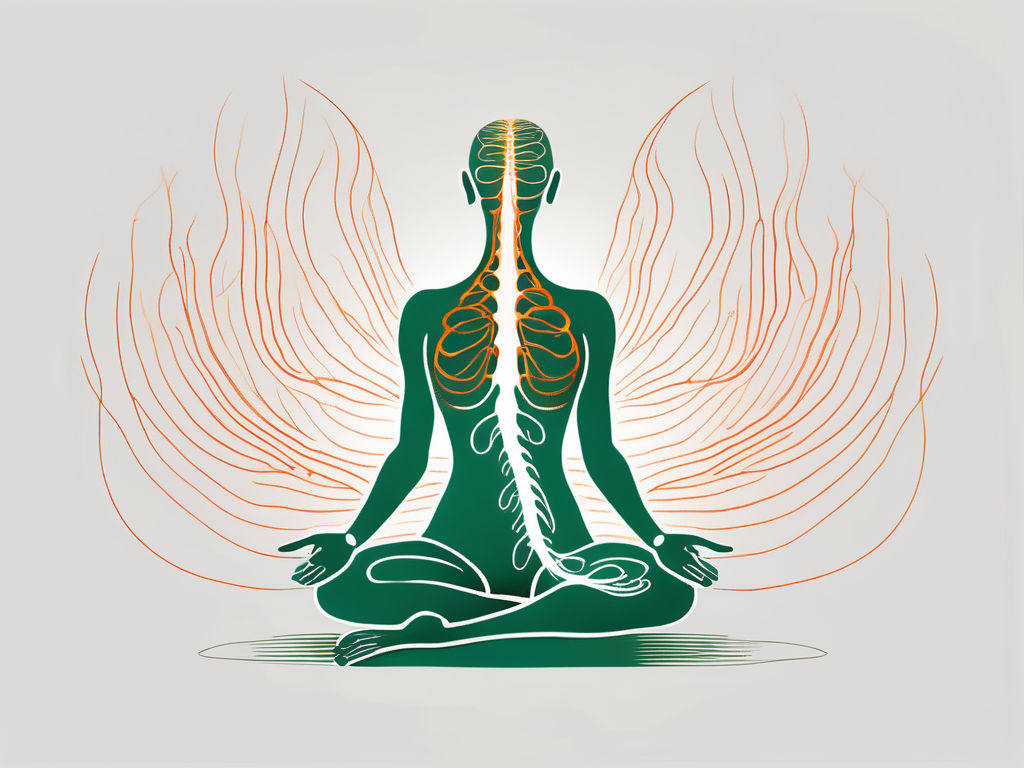 A human body in a yoga pose