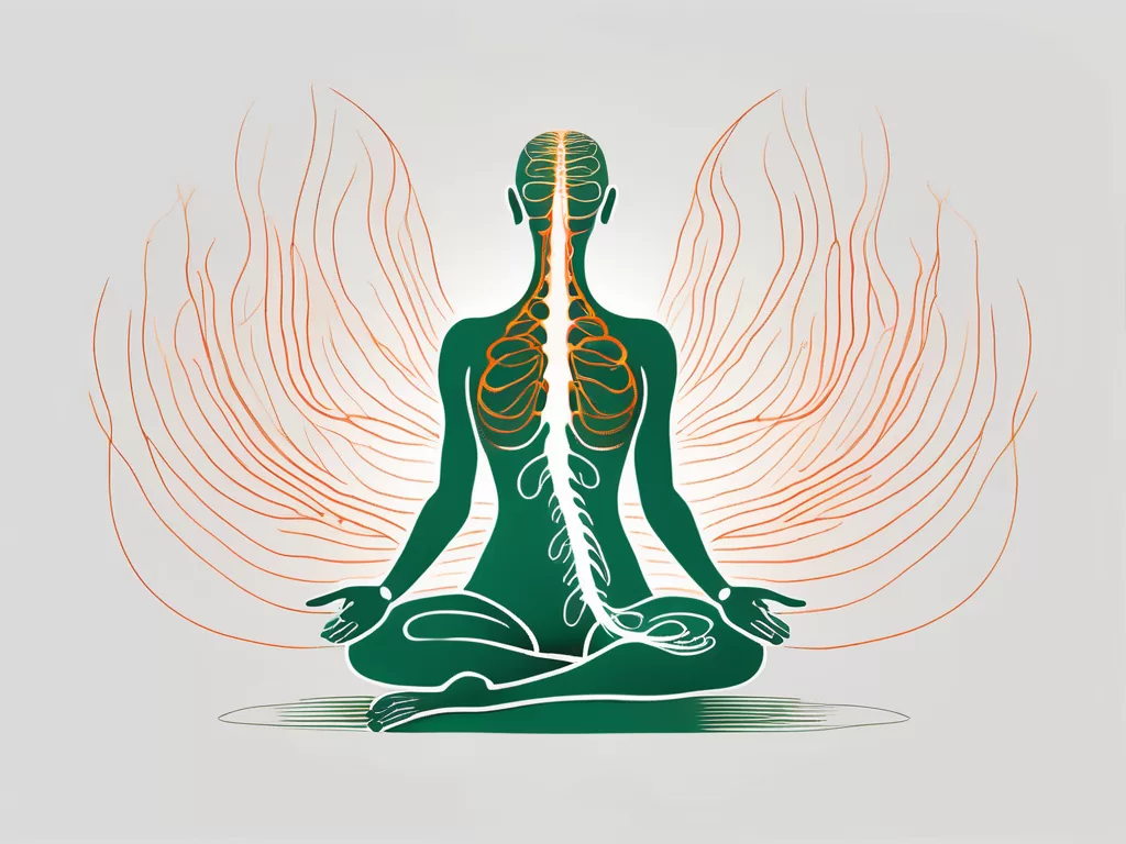 A human body in a yoga pose
