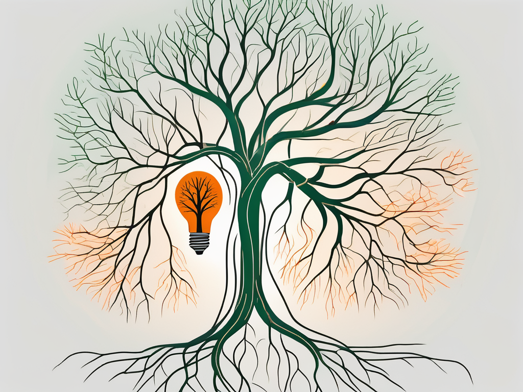 The vagus nerve as a tree with branches reaching various organs