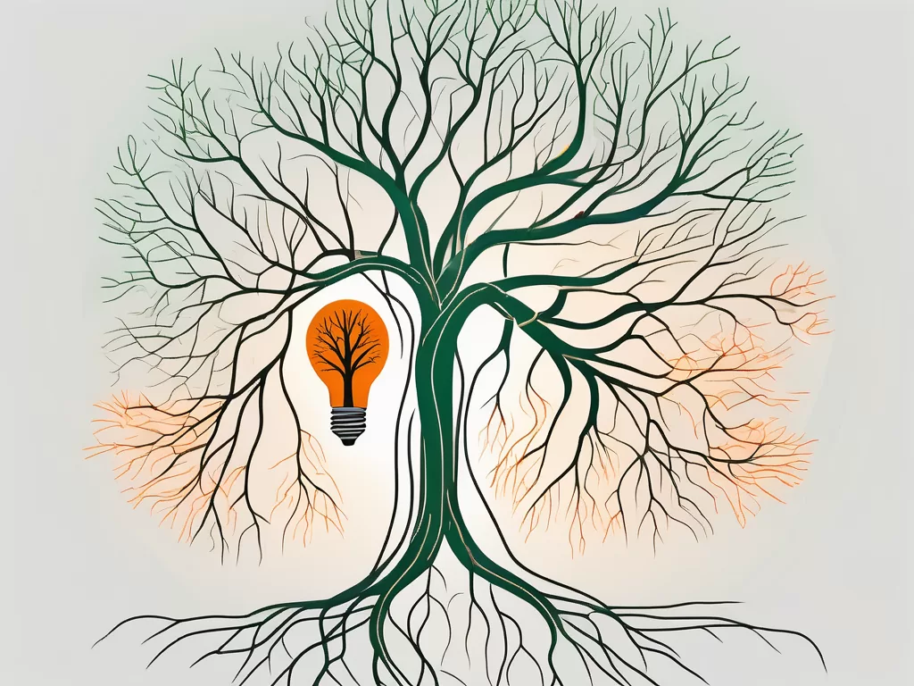 The vagus nerve as a tree with branches reaching various organs