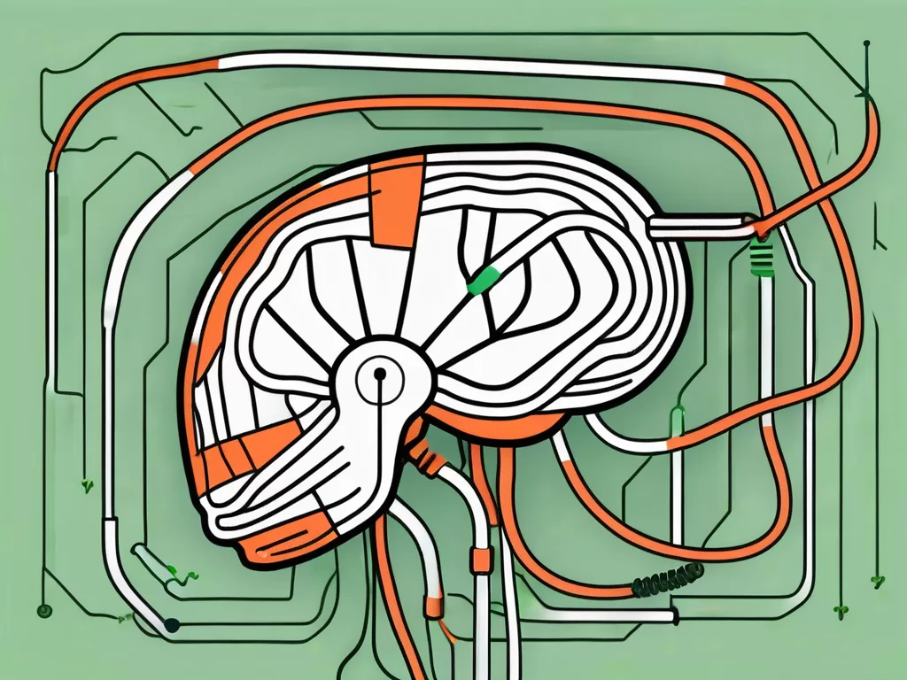 An ear clip connected to a small device