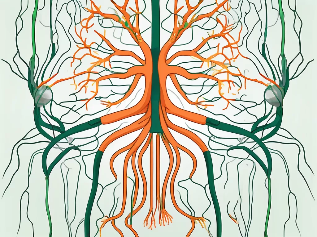 The covid-19 virus interacting with a detailed representation of the vagus nerve