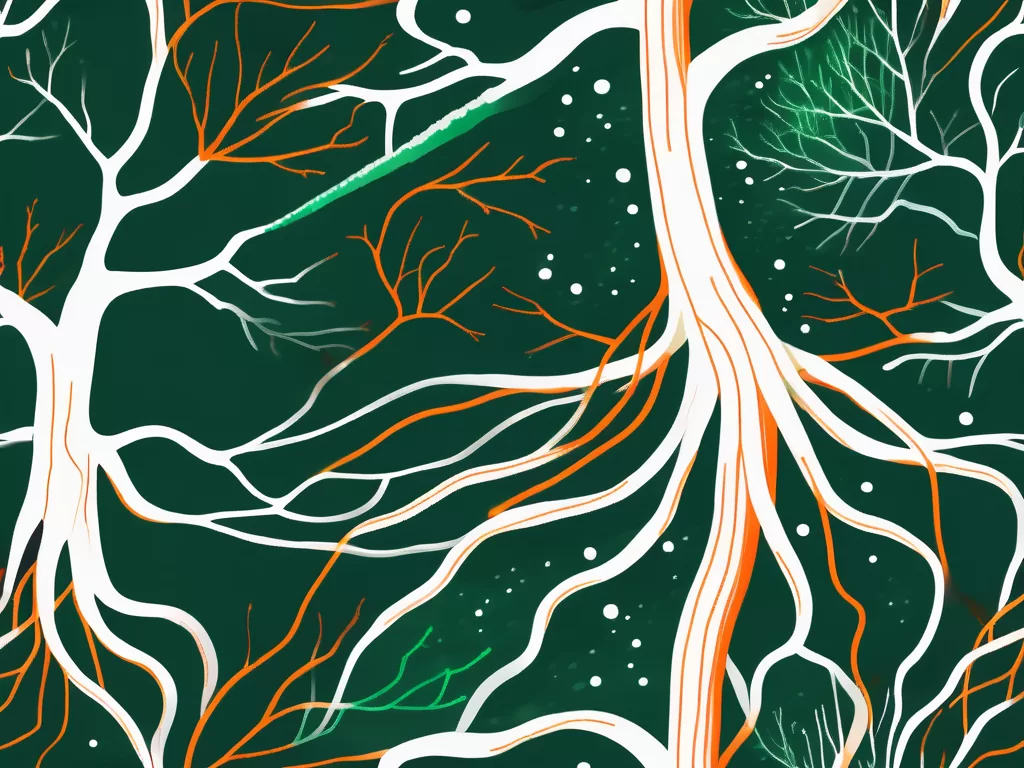 The human nervous system highlighting the vagus nerve