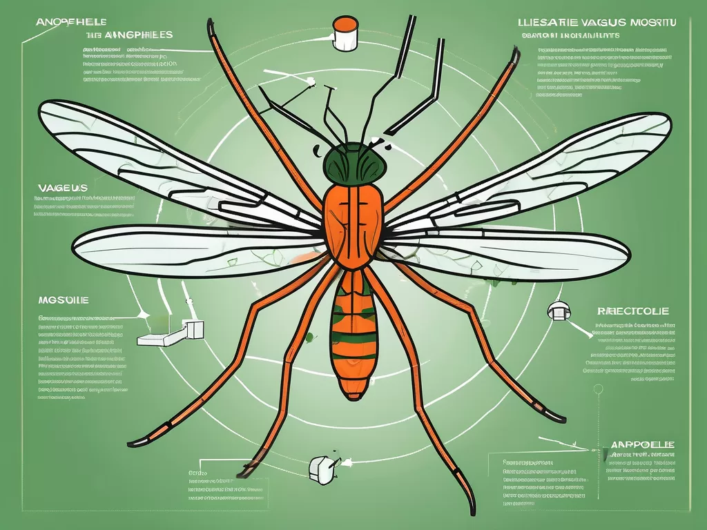The anopheles vagus mosquito