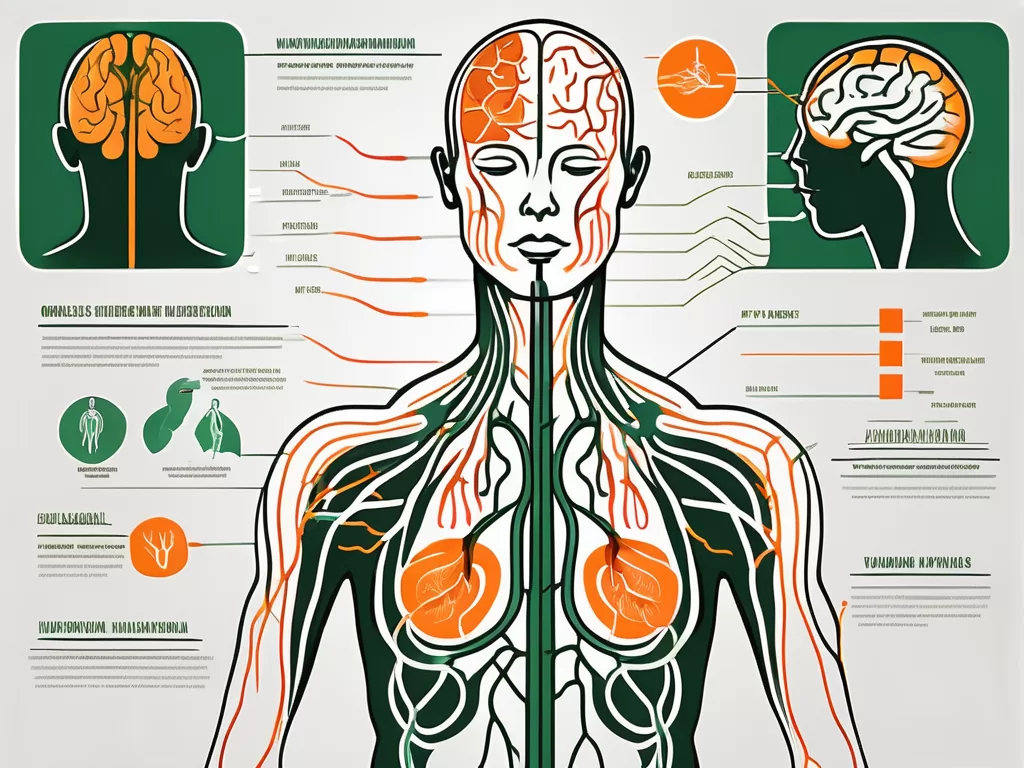 The vagus nerve in the human body