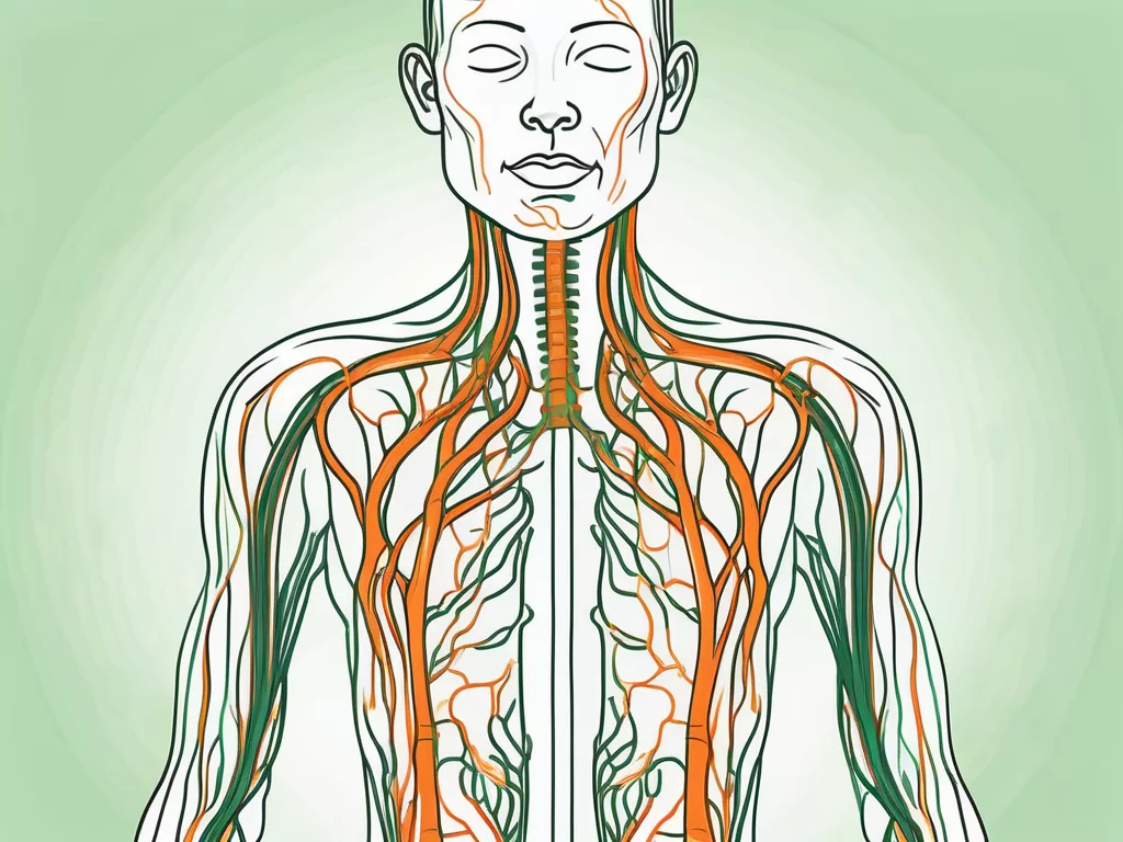 The vagus nerve in the human body