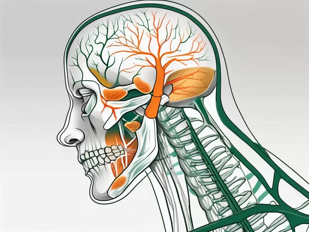 The human neck anatomy