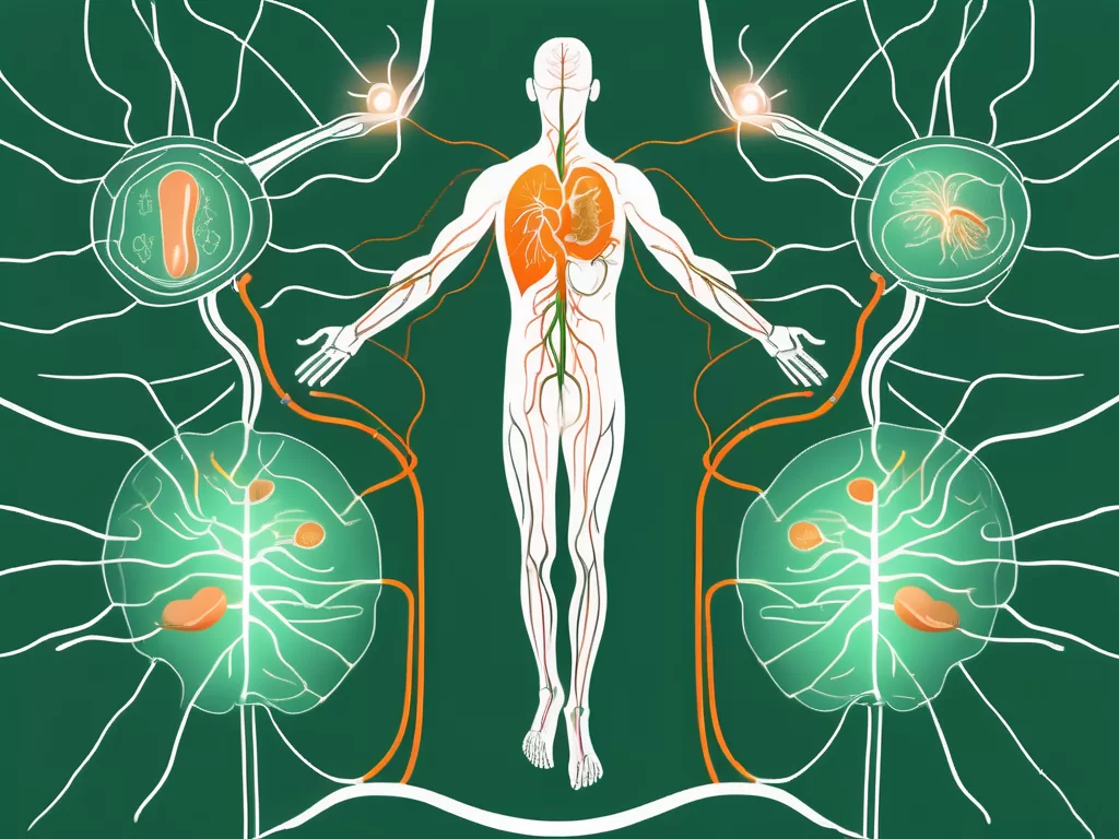 The vagus nerve in the human body