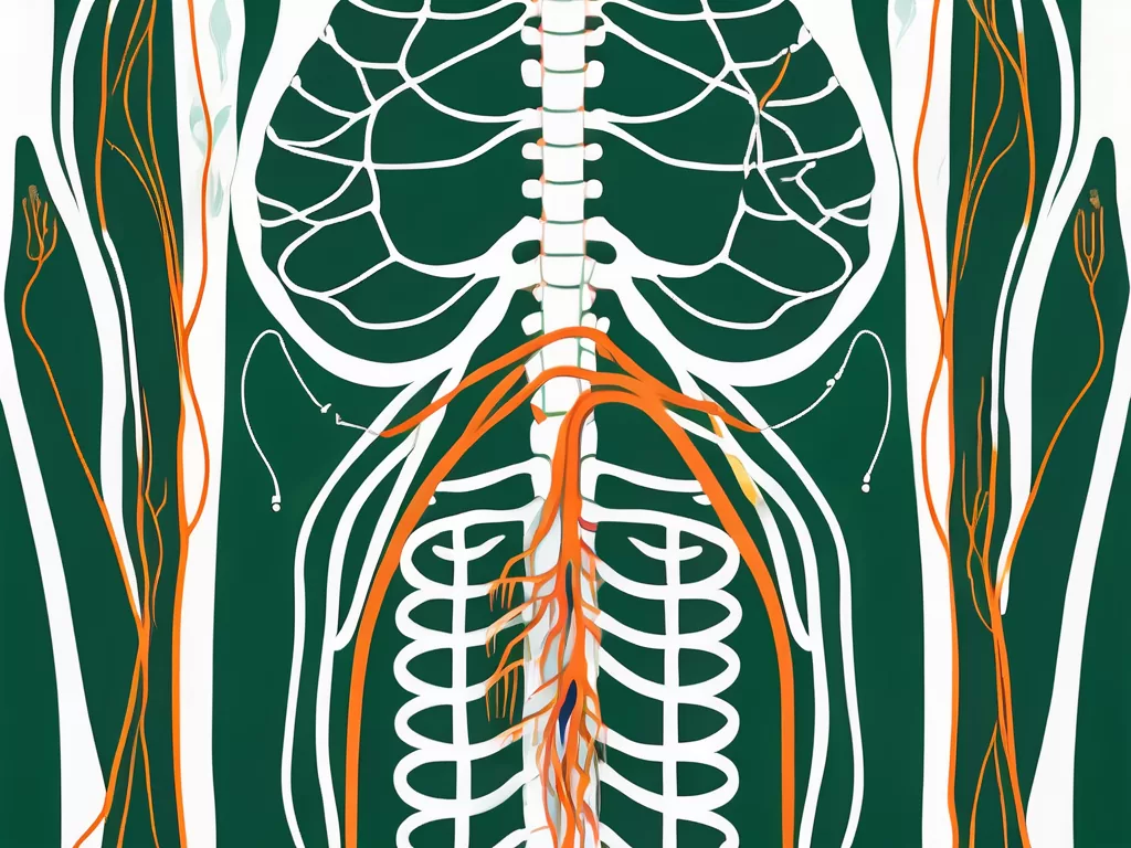 The vagus nerve in the human body