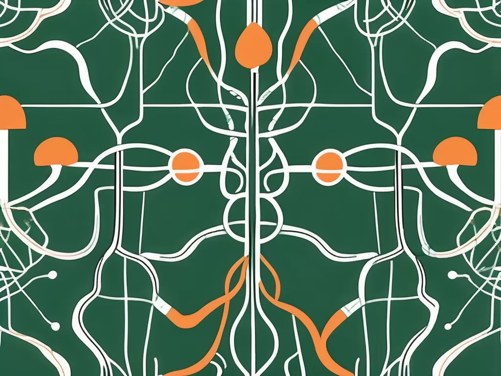 A symbolic key with elements that represent the vagus nerve