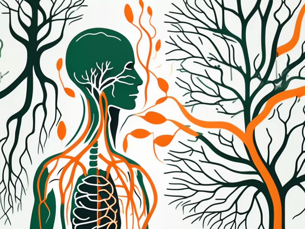 The vagus nerve in the human body