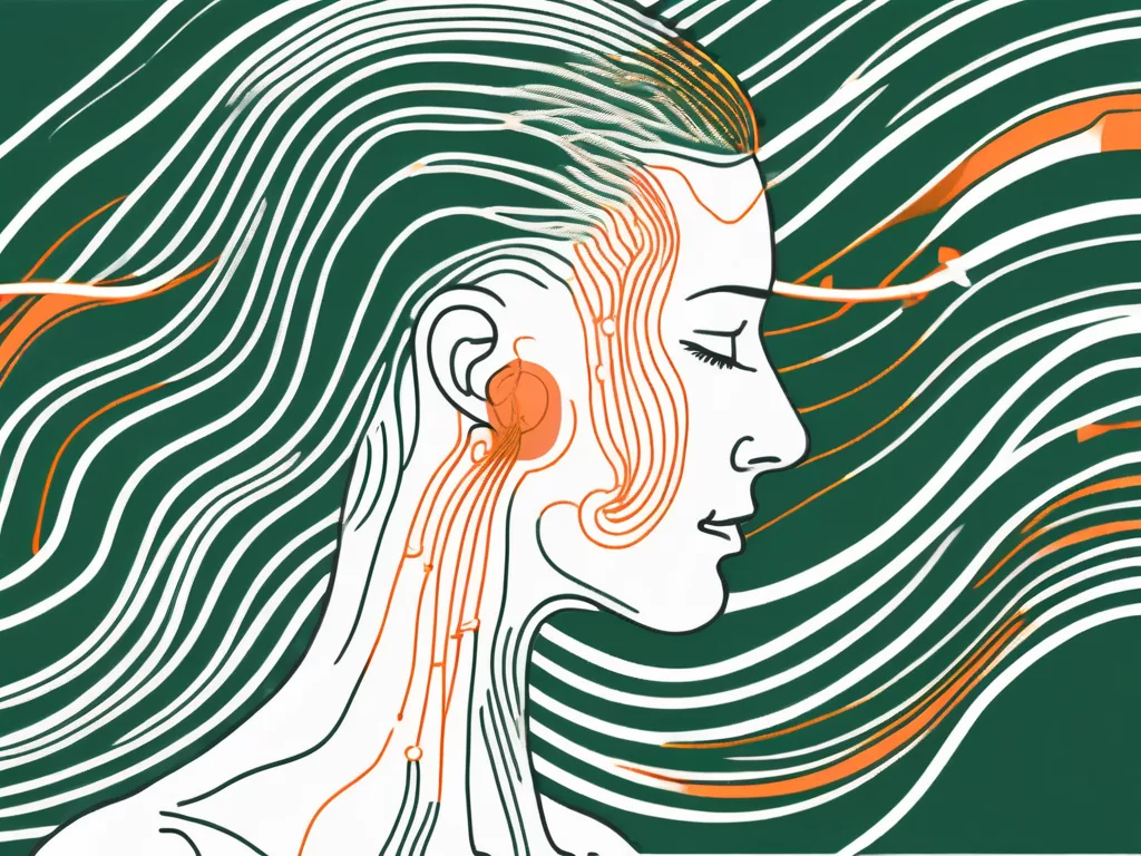 An auricular vagus nerve stimulation device connected to an anatomically accurate ear